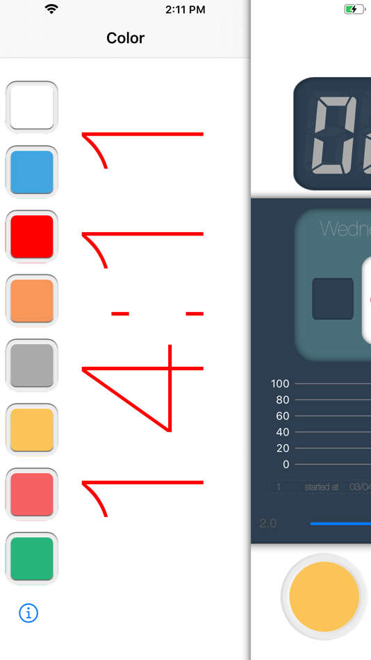 #3. BatteryNow - Big Digital Clock (iOS) 由: kazuhiko kuroda