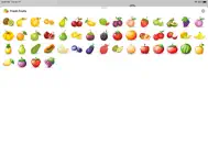 Healthy Fruit Berry Stickers ipad bilder 0