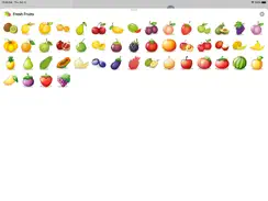 Healthy Fruit Berry Stickers iPad image 1