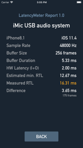 Round Trip Latency Meter screenshot