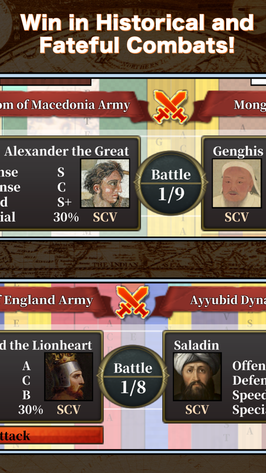 #2. History Conqueror 2 (iOS) Podle: TAKAMOTO MIURA