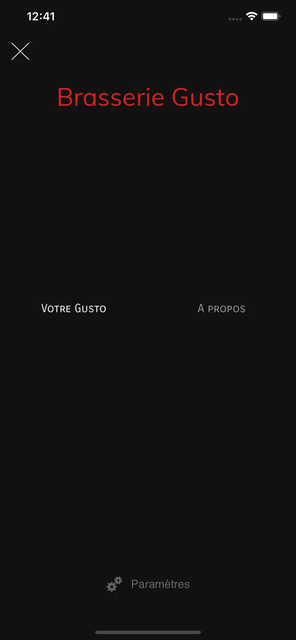 Screenshot #1 pour Brasserie GUSTO