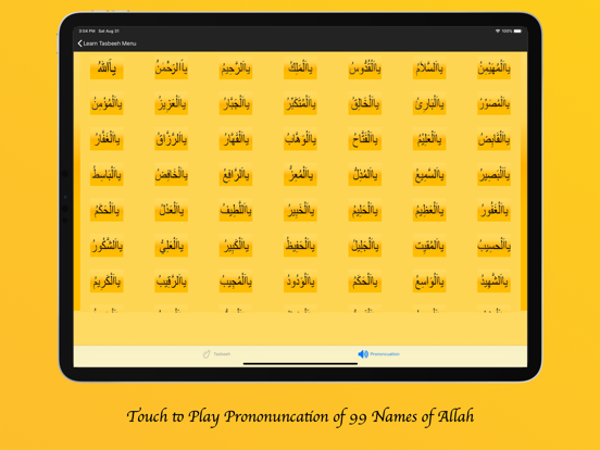 Learn Tasbeeh iPad screenshot 5 - Utilities app