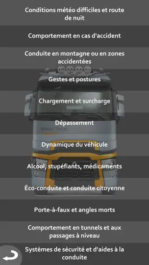 Capture d'écran de Examen Permis Poids Lourd sur iPhone 4