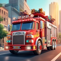 消防士消防車ゲーム - 車警察ゲーム - トラック運転ゲーム