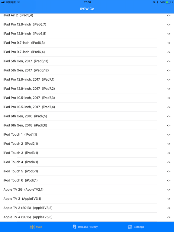 IPSW Go iPad screenshot 6 - Productivity app