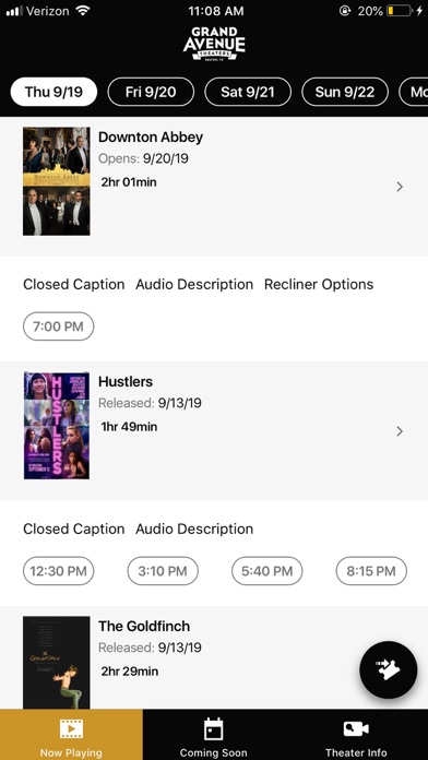 Screenshot #1 pour Grand Avenue Theater
