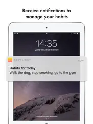 easy habit - goals reminder ipad resimleri 1