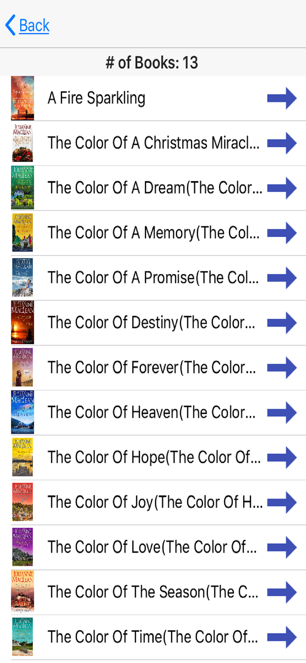 My Books Read screenshot 4