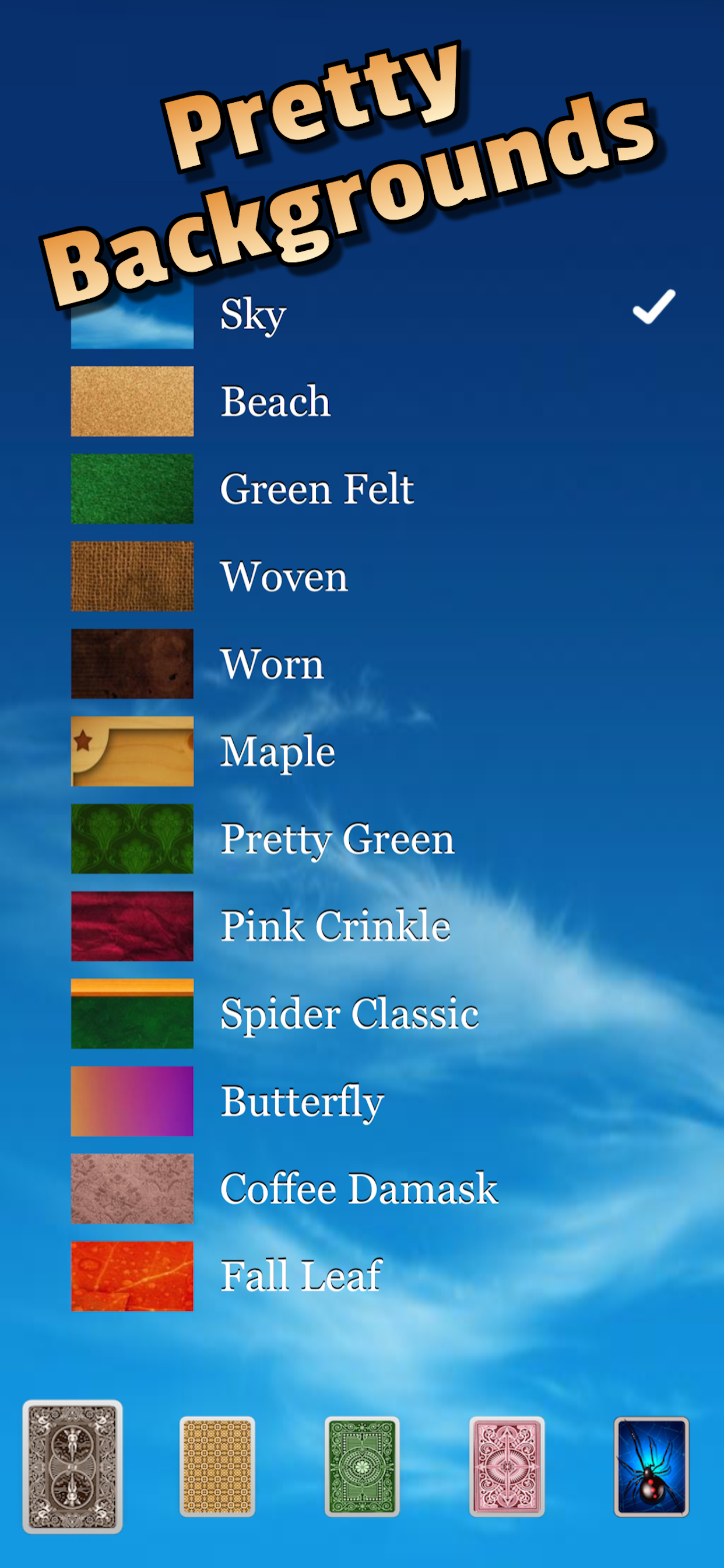 Eric's Spider Solitaire screenshot 4