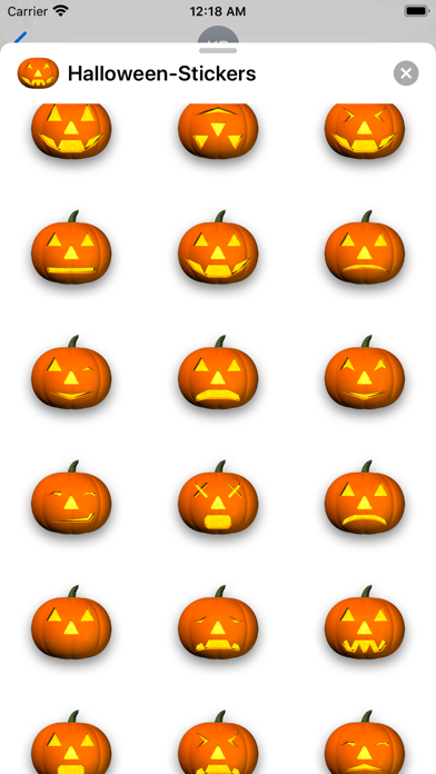 Jack o' Lantern Emoji Screenshot