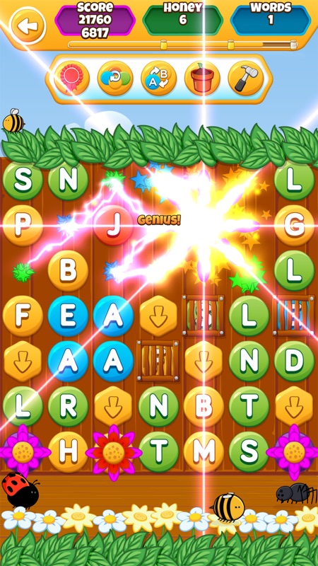 WordBuzz: The Honey Quest screenshot 2