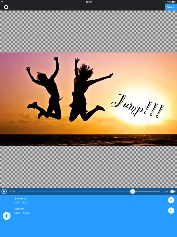 Screenshot #4 pour MojiMov - Text on the video.