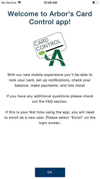 Arbor Financial Card Control