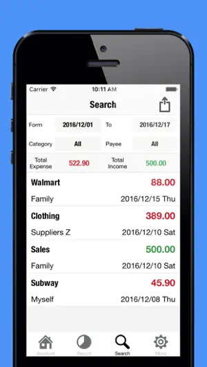 Spending Tracker-Account screenshot 3