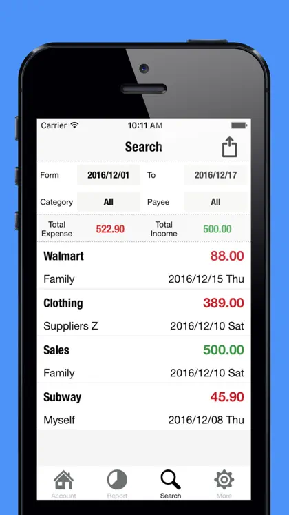 Spending Tracker-Account screenshot 3 of 5
