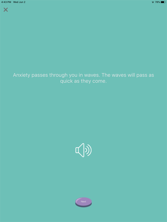 Rootd: Panic Attacks & Anxiety iPad screenshot 6 - Health & Fitness app