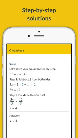 MathPapa - Algebra Calculator screenshot 2