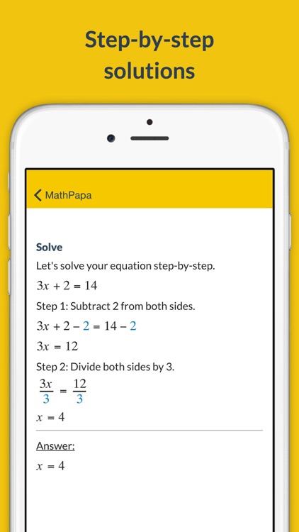 MathPapa - Algebra Calculator