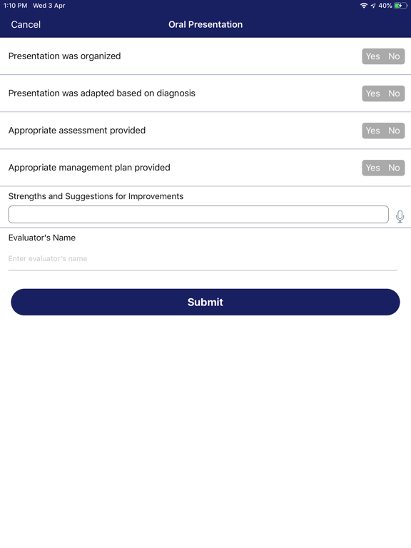 Screenshot #6 pour JeffCAT Bedside Checklist