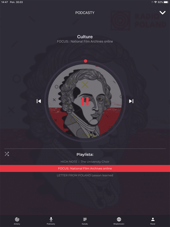 Polskie Radio iPad screenshot 4