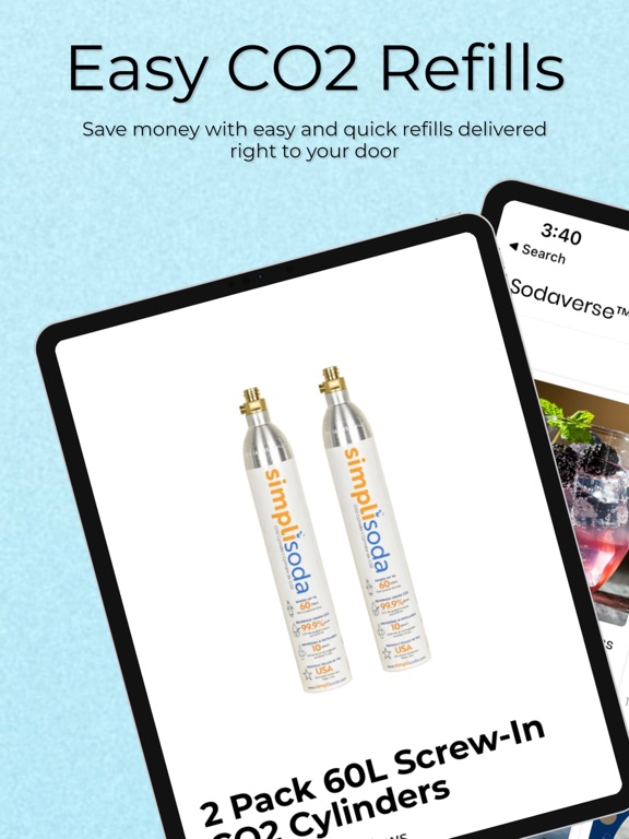 Simpli Soda iPad screenshot 1 - Shopping app