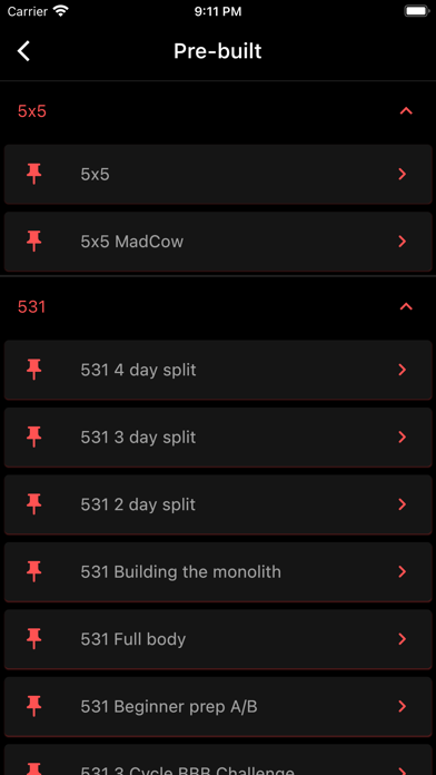 Screenshot #2 pour Lift4Fit Gym workout logger