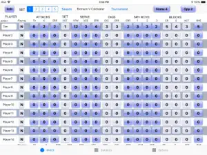 Tap VolleyBall - Stat tracker screenshot 1
