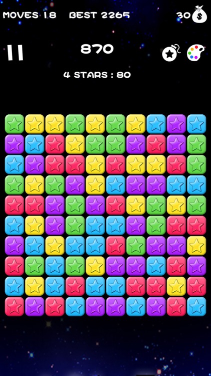 Popping Stars-classic game screenshot-3