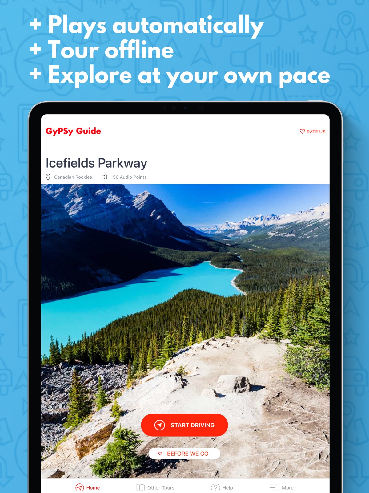 Icefields Parkway GyPSy Guide ipad screenshot 3