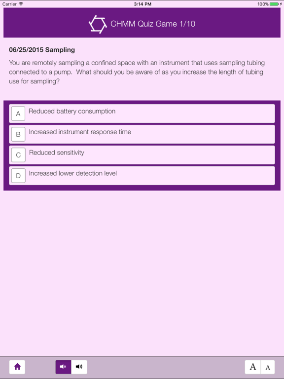 CHMM Quiz Game iPad screenshot 3 - Education app