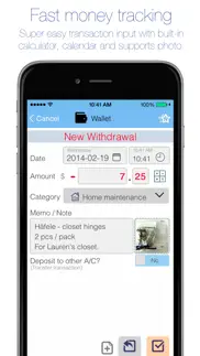 evo wallet - money tracker iphone capturas de pantalla 3