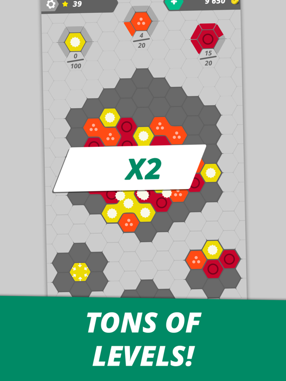 Hexme: Super Hexagon Merge iPad screenshot