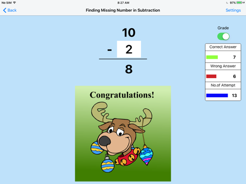 Screenshot #6 pour Find Missing in Subtraction