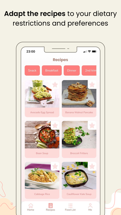 Pregnancy Diet: Food & Recipes Screenshot