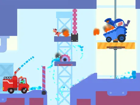 Dinosaur Fire Truck Games kids