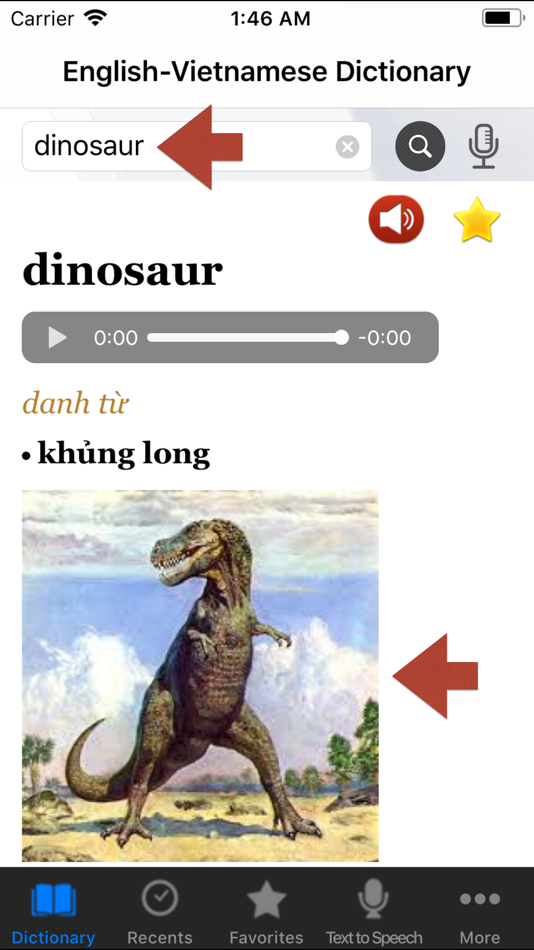 #5. English-Vietnamese Dictionary. (iOS) By: Ngo Bien