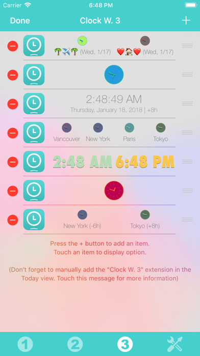 Clock Widget Screenshot