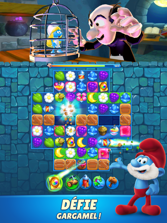 Screenshot #5 pour Smurfs Magic Match