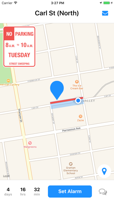 Screenshot #1 pour Sweep Alarm: Street Cleaning