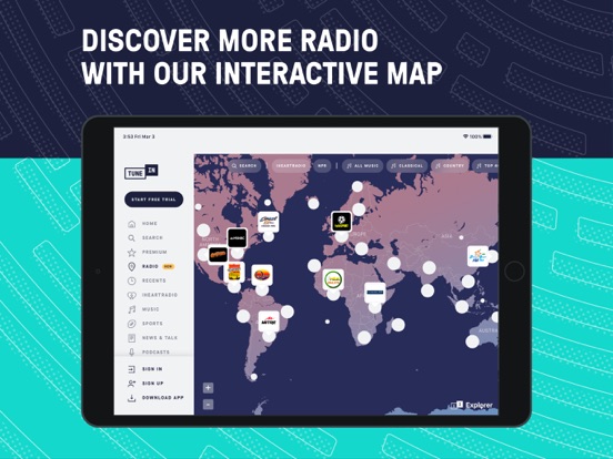 TuneIn Radio: Muziek, Nieuws iPad app afbeelding 6
