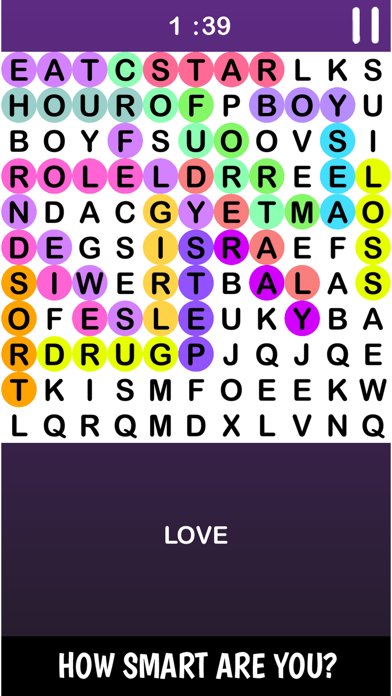 Infinte Crossword Puzzle Game Screenshot