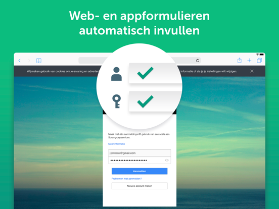 Kaspersky Password Manager iPad app afbeelding 3