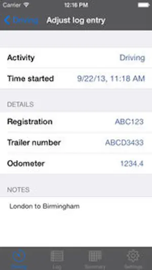 TruckerTimer screenshot 3