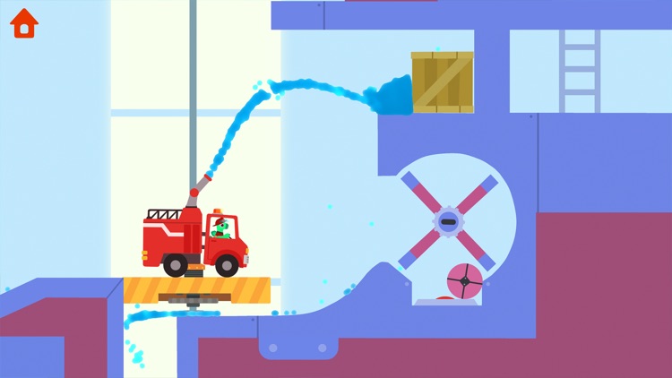 Dinosaur Fire Truck Games kids screenshot-5