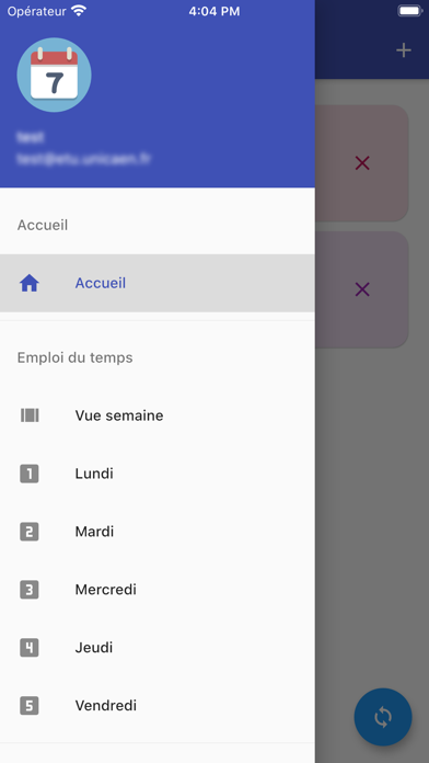 Screenshot #3 pour Emploi du temps Unicaen