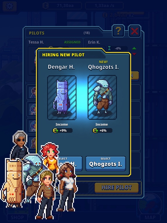 Idle Space Manager iPad screenshot 7 - Games app