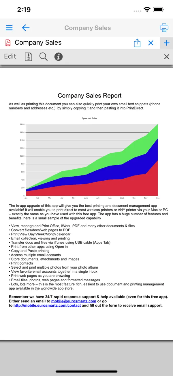 #3. PrintCentral for iPhone (iOS) di: EuroSmartz Ltd