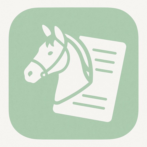 競馬ノート | 収支と予想印の管理 App Icon - YUSUKE HIROSHIMA