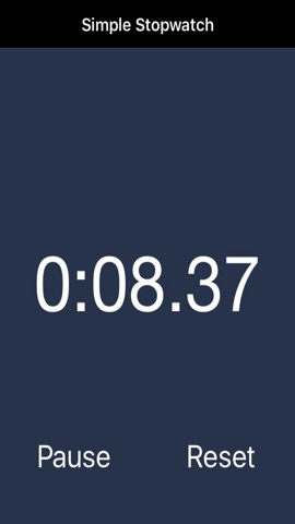 Simple Stopwatch Appのおすすめ画像3